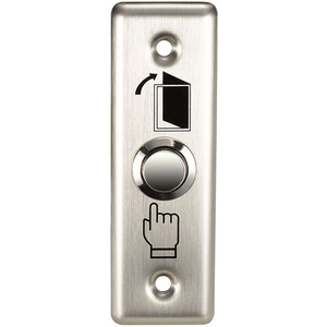 Buton de acces SILVERCLOUD PB303, incastrabil, gri metalic
