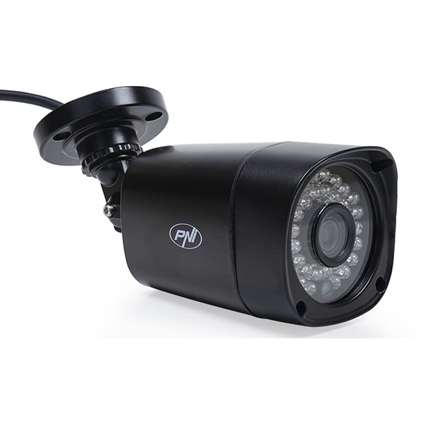 silent Applied companion Camera supraveghere exterior PNI IP05MPX, Super HD 1920p, IR, Night Vision,  negru