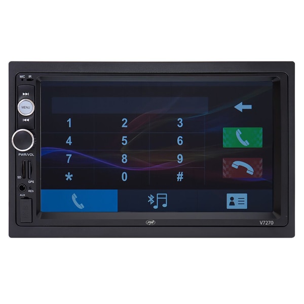 Media receiver auto PNI V7270, 7", 4 x 50W, Bluetooth, USB, GPS, Mirroring