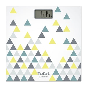 Cantar corporal TEFAL Classic PP1145V0, 160kg, electronic, sticla, multicolor