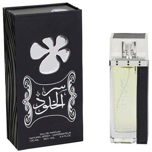 Apa de parfum LATTAFA PERFUMES Ser al Khulood Black, Barbati, 100ml