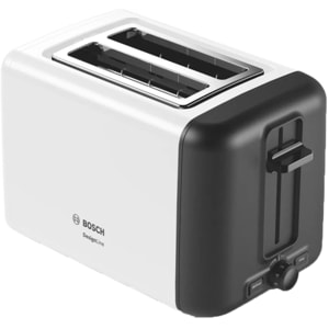 Prajitor de paine BOSCH DesignLine TAT3P421, 2 felii, 970W, alb-gri inchis