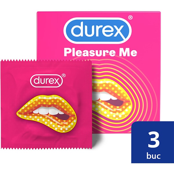 Prezervativ DUREX Pleasure Me, 3buc