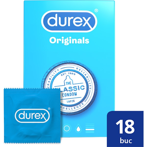 Prezervative DUREX Classic, 18buc