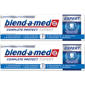 Pasta de dinti BLEND-A-MED Complete Protect Expert, 2buc x 75ml