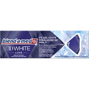 Pasta de dinti BLEND-A-MED 3D White Luxe Instant Pearl Glow, 75ml