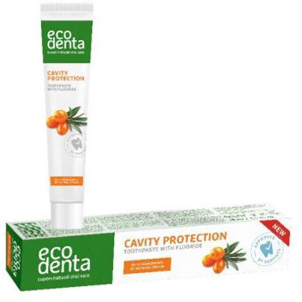 Pasta de dinti naturala cu catina pentru protectia cavitatii orale ECODENTA, 75ml