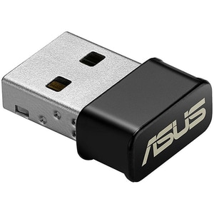 Adaptor USB Wireless ASUS Nano AC53, AC1200, Dual-Bad 300 + 867 Mbps, negru