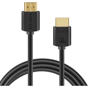 Cablu HDMI PROMATE ProLink4K2-10M, 10m, 4K, placat aur negru