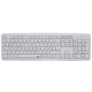Tastatura cu fir HAMA Verano, USB, Layout RO, alb