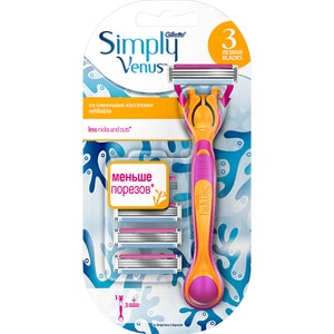 Aparat de ras GILLETTE Sympli Venus, Femei, 3 rezerve