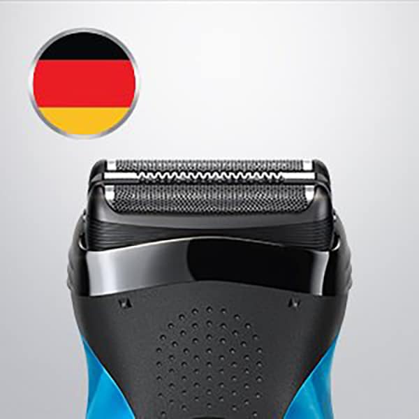 Aparat de ras BRAUN Series 3 Shave&Style 310BT, acumulator, autonomie 30 min, albastru-negru