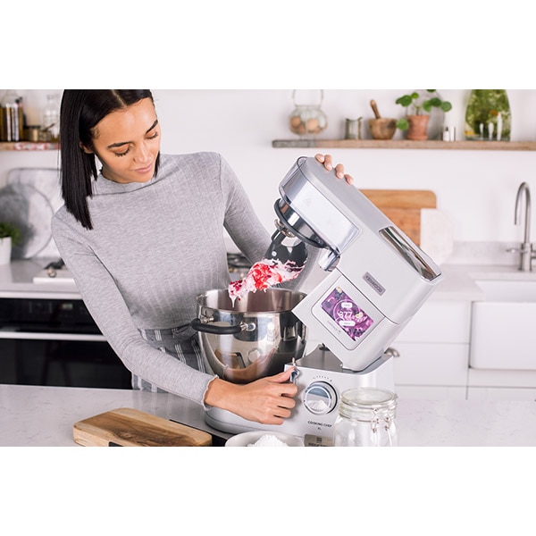 Robot de bucatarie KENWOOD Cooking Chef XL KCL95.424SI, vas 6.7l, blender 1.6l, 1500W, 13 trepte viteza, argintiu