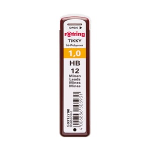 Mine creion mecanic  ROTRING, HB, 1 mm, 12 buc