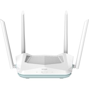 Router Wireless Gigabit D-LINK Eagle Pro AI R15 AX1500, WI-Fi 6, Dual-Band 300 + 1201 Mbps, alb