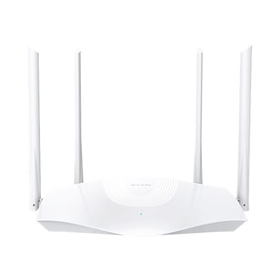 Router Wireless Gigabit TENDA AX1800 TX3, Wi-Fi 6, Dual-Band 574 + 1201 Mbps, alb