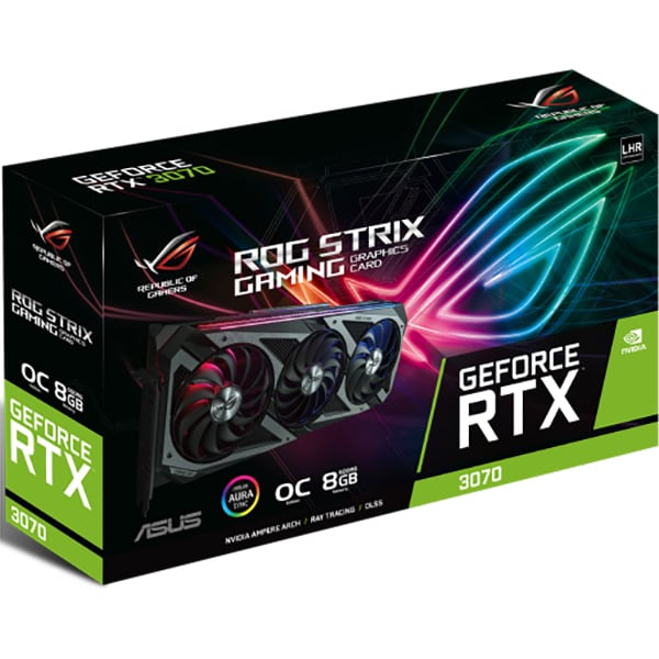 Placa video ASUS ROG Strix NVIDIA GeForce RTX 3070 Ti, 8GB GDDR6X, 256bit, ROG-STRIX-RTX3070TI-O8G-GAMING