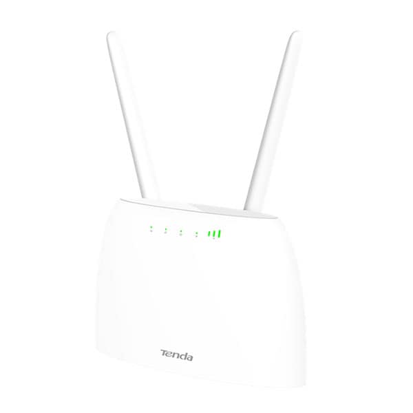 Router Wireless TENDA N300 4G06, Single-Band 300 Mbps, 4G VoLTE, alb