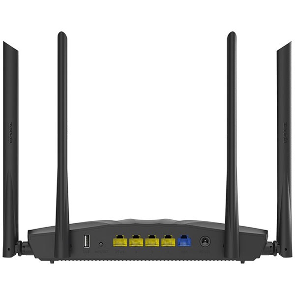 Router Wireless Gigabit TENDA AC19 AC2100, Dual-Band 300 + 1733 Mbps, USB 2.0, negru