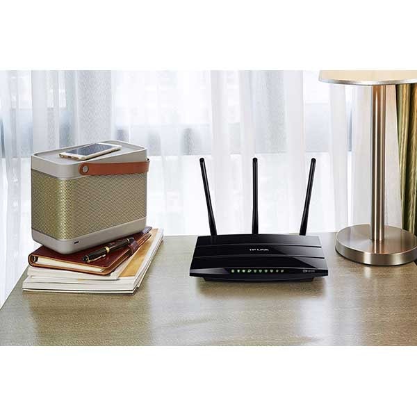 Router Wireless Gigabit TP-LINK Archer C1200, Dual-Band 300 + 867 Mbps, USB 2.0, negru