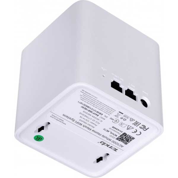 Sistem Wireless Mesh Gigabit TENDA Nova MW5c AC1200, Dual Band 300 + 867 Mbps, 3 Buc, alb