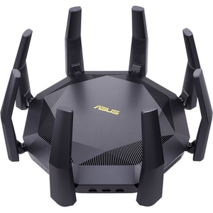 Router Wireless Gigabit ASUS RT-AX89X, Dual-band 1300 + 4804 Mbps, negru