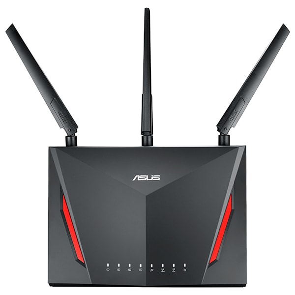 Router Wireless Gigabit ASUS RT-AC86U AC2900, Dual Band 750 + 2167 Mbps, USB 3.0, negru