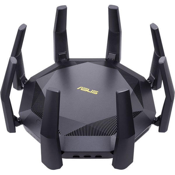 Router Wireless Gigabit ASUS RT-AX89X, Wi-Fi 6, Dual-band 1300 + 4804 Mbps, negru