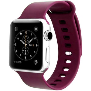 Bratara pentru Apple Watch 42mm, Medium/Large, PROMATE Rarity-42ML, silicon, roz