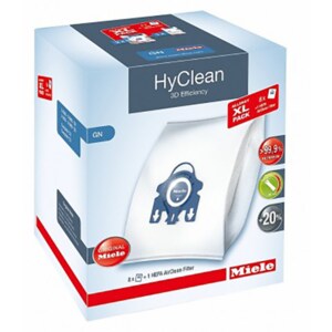 Kit MIELE Allergy XL HyClean 3D: 8 saci + 2 filtre motor + filtru Hepa