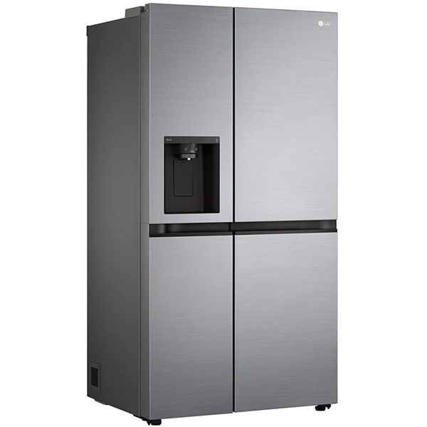 Side by Side LG GSLV51PZXM, No Frost, 635 l, H 179 cm, Clasa F, Dozator apa, argintiu