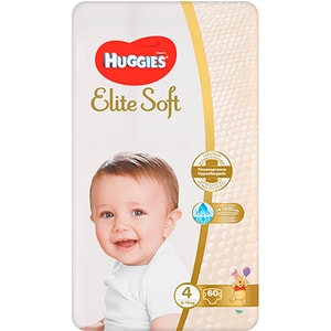 Scutece HUGGIES Elite Soft Mega nr 4, 8-14 kg, 60 buc 