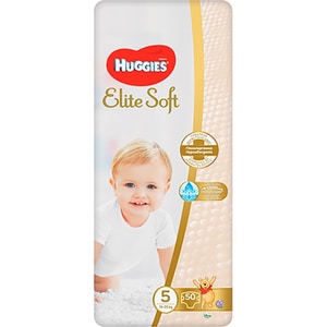 Scutece HUGGIES Elite Soft Mega nr 5, 12-22 kg, 50 buc 