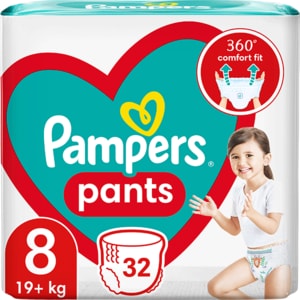 Scutece chilotel PAMPERS Pants Box nr 8, Unisex, 19kg+, 32 buc