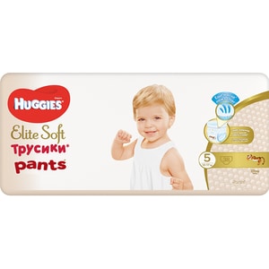 Scutece chilotel HUGGIES Elite Soft Pants nr 5, Unisex, 12-17 kg, 38 buc