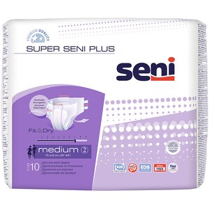 Scutece pentru adulti SENI Super Plus Air, M, 10 buc