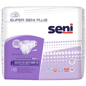 Scutece pentru adulti SENI Super Plus Air, XS, 10 buc