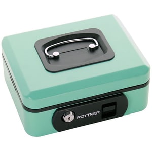 Caseta bani ROTTNER Pro Box One T06407, Inchidere cheie, 200 x 90 x 180mm, turcoaz