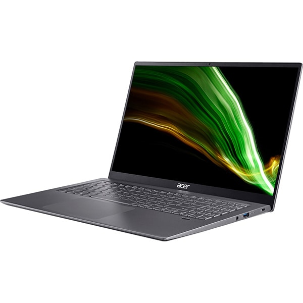Laptop ACER Swift 3 SF316-51, Intel Core i7-11370H pana la 4.8GHz, 16.1" Full HD, 16GB, SSD 512GB, Intel Iris Xe Graphics, Free Dos, gri metalic