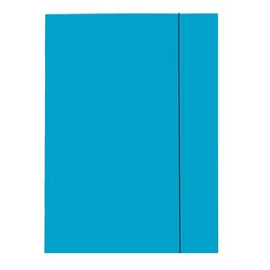 Mapa documente cu elastic ESSELTE Economy, A4, carton, bleu
