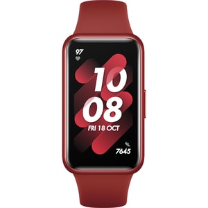 Bratara fitness HUAWEI Band 7, Android/iOS, silicon, Flame Red
