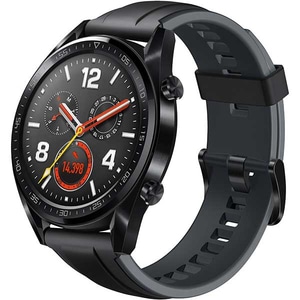Smartwatch HUAWEI Watch GT, Android/iOS, silicon, negru