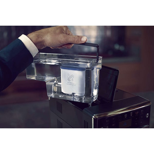 Espressor automat Saeco PicoBaristo SM5460/10, 1.8l, Latte Perfetto, AquaClean, negru-argintiu
