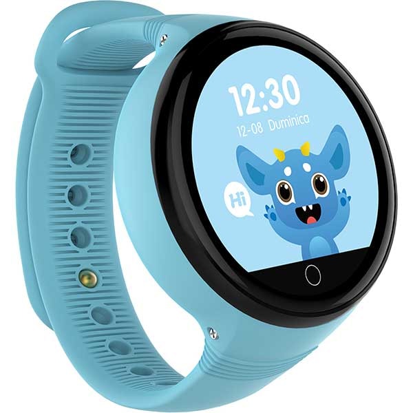 Smartwatch pentru copii MYRIA MY9515BL, Android, silicon, albastru