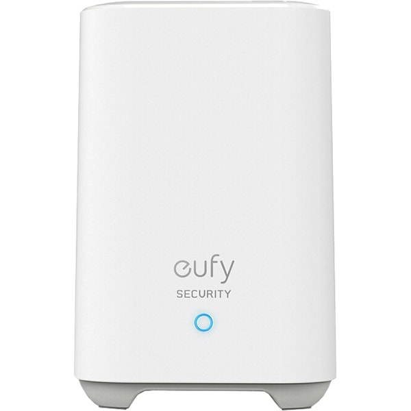 Kit sonerie video wireless + HomeBase EUFY E82101W4, 2K HD, Wi-Fi, negru-alb