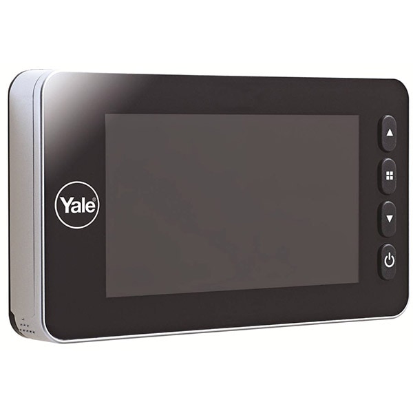 Vizor electronic YALE DDV5800, Senzor miscare, Inregistrare video si foto, LCD 4.3", 4 x AA, negru