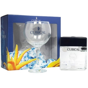 Gin Botanicals Cubical Premium, 0.7L + pahar