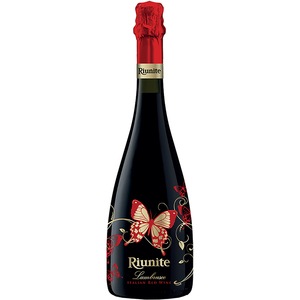 Vin spumant prosecco rosu Riunite Butterfly Lambrusco, 0.75L