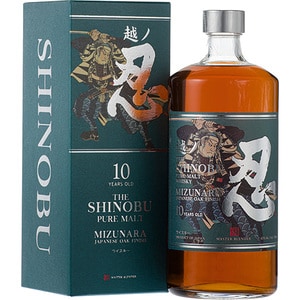 Whisky Shinobu Mizunara 10Y Pure Malt, 0.7L