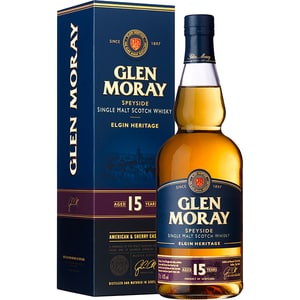 Whisky Glen Moray Single Malt Scotch 15 YO, 0.7L